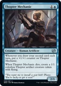 Thopter Mechanic - The Brothers' War - Magic: The Gathering card