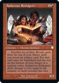 Audacious Reshapers (Retro Frame) - Commander: The Brothers' War - Magic: The Gathering card