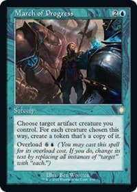 March of Progress (Retro Frame) - Commander: The Brothers' War - Magic: The Gathering card