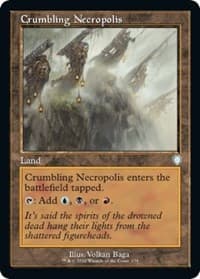 Crumbling Necropolis (Retro Frame) - Commander: The Brothers' War - Magic: The Gathering card