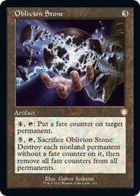 Oblivion Stone (Retro Frame) - Commander: The Brothers' War - Magic: The Gathering card