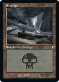 Swamp (34) (Retro Frame) - Commander: The Brothers' War - Magic: The Gathering card