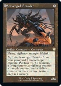 Scavenged Brawler (Retro Frame) - Commander: The Brothers' War - Magic: The Gathering card