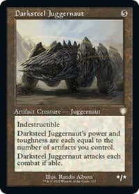 Darksteel Juggernaut (Retro Frame) - Commander: The Brothers' War - Magic: The Gathering card