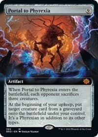Portal to Phyrexia (Extended Art) - The Brothers' War - Magic: The Gathering card