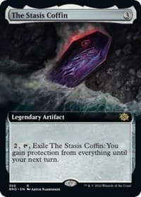 The Stasis Coffin (Extended Art) - The Brothers' War - Magic: The Gathering card