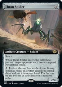 Thran Spider (Extended Art) - The Brothers' War - Magic: The Gathering card