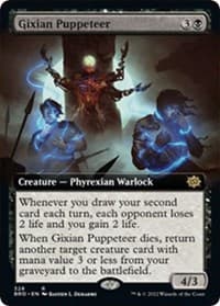 Gixian Puppeteer (Extended Art) - The Brothers' War - Magic: The Gathering card