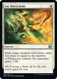 Lay Down Arms - The Brothers' War - Magic: The Gathering card