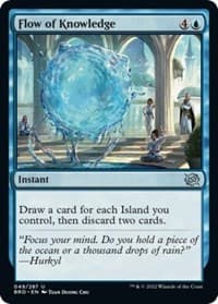 Flow of Knowledge - The Brothers' War - Magic: The Gathering card
