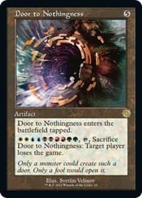 Door to Nothingness - The Brothers' War: Retro Frame Artifacts - Magic: The Gathering card