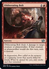 Obliterating Bolt - The Brothers' War - Magic: The Gathering card