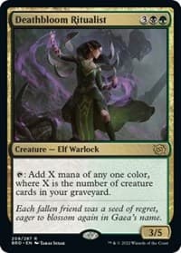 Deathbloom Ritualist - The Brothers' War - Magic: The Gathering card