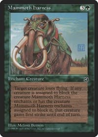 Mammoth Harness - Homelands - Magic: The Gathering card