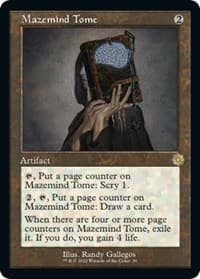 Mazemind Tome - The Brothers' War: Retro Frame Artifacts - Magic: The Gathering card