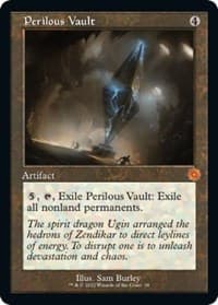 Perilous Vault - The Brothers' War: Retro Frame Artifacts - Magic: The Gathering card