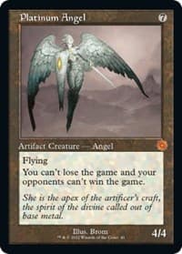 Platinum Angel - The Brothers' War: Retro Frame Artifacts - Magic: The Gathering card