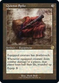Quietus Spike - The Brothers' War: Retro Frame Artifacts - Magic: The Gathering card