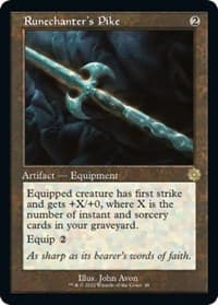 Runechanter's Pike - The Brothers' War: Retro Frame Artifacts - Magic: The Gathering card