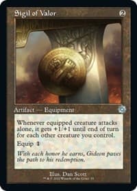 Sigil of Valor - The Brothers' War: Retro Frame Artifacts - Magic: The Gathering card