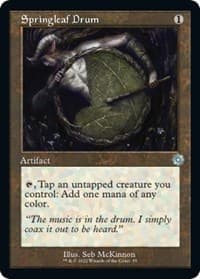 Springleaf Drum - The Brothers' War: Retro Frame Artifacts - Magic: The Gathering card