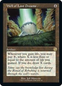 Well of Lost Dreams - The Brothers' War: Retro Frame Artifacts - Magic: The Gathering card