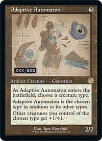 Adaptive Automaton (Schematic) (Serial Numbered) - The Brothers' War: Retro Frame Artifacts - Magic: The Gathering card