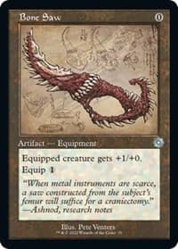 Bone Saw (Schematic) - The Brothers' War: Retro Frame Artifacts - Magic: The Gathering card