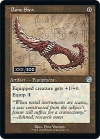Bone Saw (Schematic) (Serial Numbered) - The Brothers' War: Retro Frame Artifacts - Magic: The Gathering card