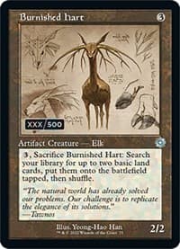 Burnished Hart (Schematic) (Serial Numbered) - The Brothers' War: Retro Frame Artifacts - Magic: The Gathering card