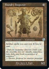 Foundry Inspector (Schematic) - The Brothers' War: Retro Frame Artifacts - Magic: The Gathering card