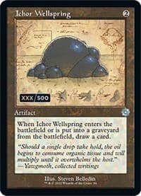 Ichor Wellspring (Schematic) (Serial Numbered) - The Brothers' War: Retro Frame Artifacts - Magic: The Gathering card