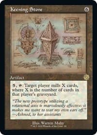 Keening Stone (Schematic) - The Brothers' War: Retro Frame Artifacts - Magic: The Gathering card