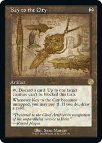 Key to the City (Schematic) - The Brothers' War: Retro Frame Artifacts - Magic: The Gathering card