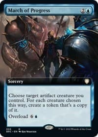 March of Progress (Extended Art) - Commander: The Brothers' War - Magic: The Gathering card