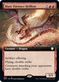 Blast-Furnace Hellkite (Extended Art) - Commander: The Brothers' War - Magic: The Gathering card