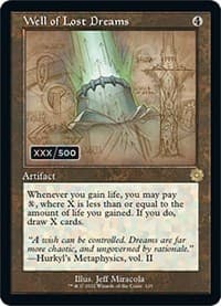 Well of Lost Dreams (Schematic) (Serial Numbered) - The Brothers' War: Retro Frame Artifacts - Magic: The Gathering card