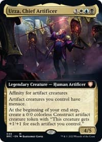 Urza, Chief Artificer (Extended Art) - Commander: The Brothers' War - Magic: The Gathering card