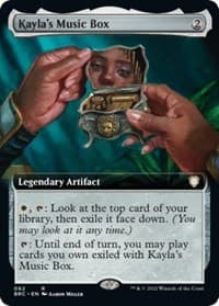 Kayla's Music Box (Extended Art) - Commander: The Brothers' War - Magic: The Gathering card