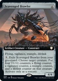 Scavenged Brawler (Extended Art) - Commander: The Brothers' War - Magic: The Gathering card