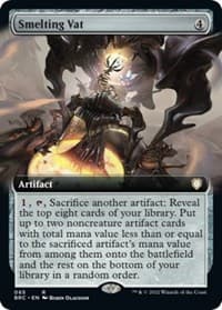 Smelting Vat (Extended Art) - Commander: The Brothers' War - Magic: The Gathering card