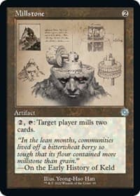 Millstone (Schematic) - The Brothers' War: Retro Frame Artifacts - Magic: The Gathering card