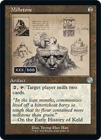 Millstone (Schematic) (Serial Numbered) - The Brothers' War: Retro Frame Artifacts - Magic: The Gathering card