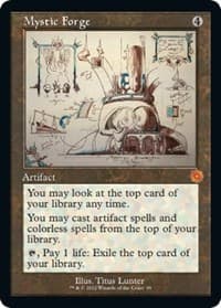 Mystic Forge (Schematic) - The Brothers' War: Retro Frame Artifacts - Magic: The Gathering card