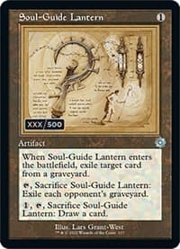 Soul-Guide Lantern (Schematic) (Serial Numbered) - The Brothers' War: Retro Frame Artifacts - Magic: The Gathering card