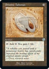 Pristine Talisman (Schematic) - The Brothers' War: Retro Frame Artifacts - Magic: The Gathering card