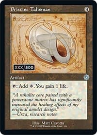 Pristine Talisman (Schematic) (Serial Numbered) - The Brothers' War: Retro Frame Artifacts - Magic: The Gathering card
