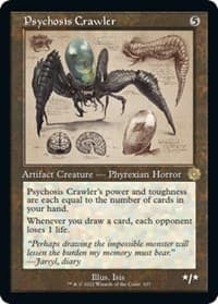 Psychosis Crawler (Schematic) - The Brothers' War: Retro Frame Artifacts - Magic: The Gathering card