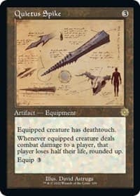 Quietus Spike (Schematic) - The Brothers' War: Retro Frame Artifacts - Magic: The Gathering card