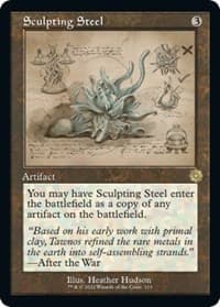 Sculpting Steel (Schematic) - The Brothers' War: Retro Frame Artifacts - Magic: The Gathering card